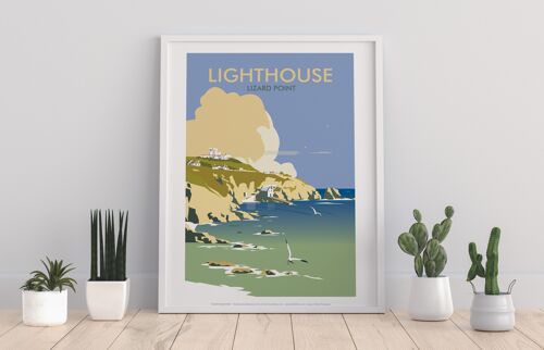 Lighthouse By Artist Dave Thompson - Premium Art Print