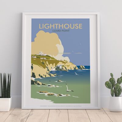 Lighthouse By Artist Dave Thompson - Premium Art Print