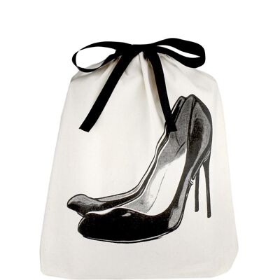 Black Pumps Shoe Bag