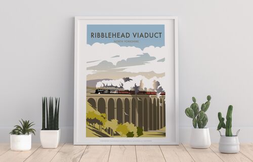 Ribblehead Viaduct By Artist Dave Thompson - Art Print