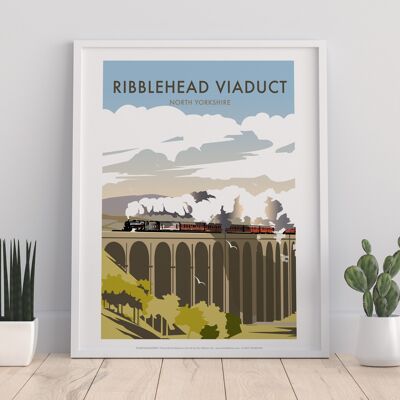 Ribblehead Viaduct By Artist Dave Thompson - Art Print