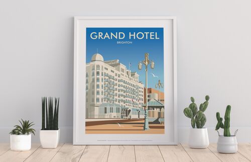 Grand Hotel By Artist Dave Thompson - Premium Art Print