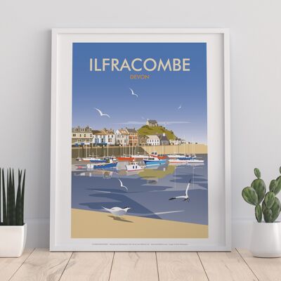 Ilfracombe By Artist Dave Thompson - Premium Art Print