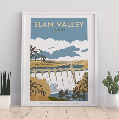 Elan Valley By Artist Dave Thompson - Premium Art Print