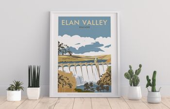 Elan Valley par l'artiste Dave Thompson - Impression d'art premium