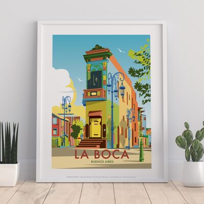 La Boca By Artist Dave Thompson - 11X14” Premium Art Print