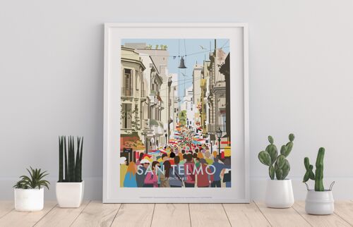 San Telmo By Artist Dave Thompson - 11X14” Premium Art Print