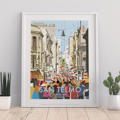 San Telmo By Artist Dave Thompson - 11X14” Premium Art Print