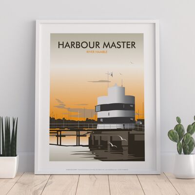 Harbour Master By Artist Dave Thompson - Premium Art Print