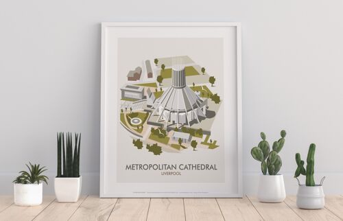 Metropolitan Cathedral, Liverpool By Dave Thompson Art Print
