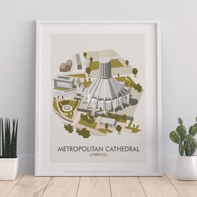 Metropolitan Cathedral, Liverpool By Dave Thompson Art Print