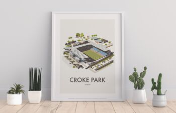 Croke Park, Dublin par l'artiste Dave Thompson - Impression artistique