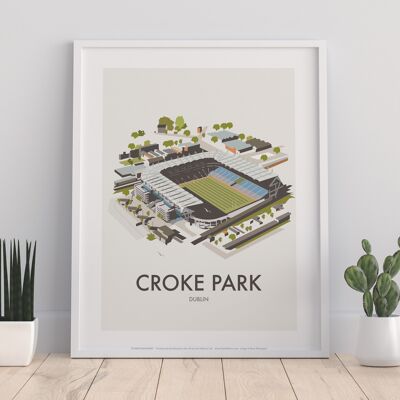 Croke Park, Dublin By Artist Dave Thompson - Art Print