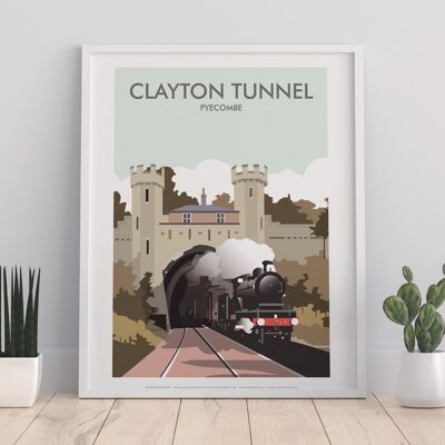 Clayton Tunnels, Pyecombe By Artist Dave Thompson Art Print