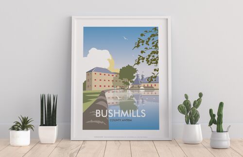 Bushmills, County Antrim By Artist Dave Thompson Art Print