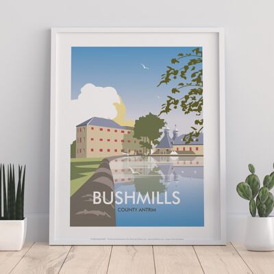 Bushmills, County Antrim By Artist Dave Thompson Art Print