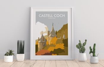 Castell Coch, Tongwynlais par l'artiste Dave Thompson Impression artistique