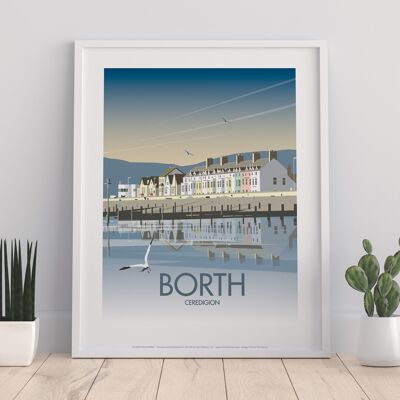 Borth, Ceredigion By Artist Dave Thompson - Art Print