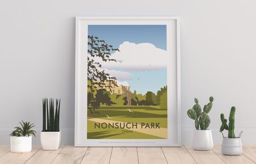 Nonsuch Park, Cheam By Artist Dave Thompson - Art Print