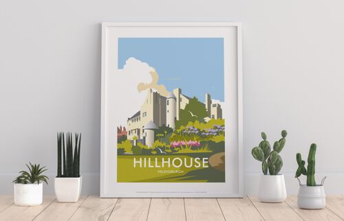 Hillhouse, Helensburgh By Artist Dave Thompson - Art Print