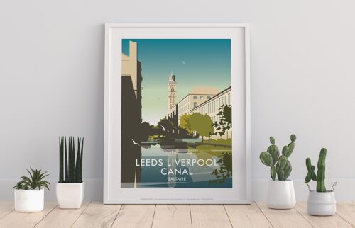 Leeds Liverpool Canal, Saltaire By Dave Thompson Art Print