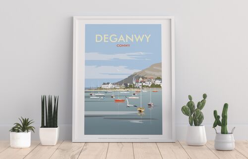 Deganwy, Conwy By Artist Dave Thompson - Premium Art Print