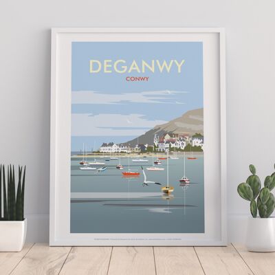 Deganwy, Conwy By Artist Dave Thompson - Premium Art Print