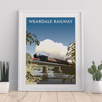Weardale Railway By Artist Dave Thompson - 11X14” Art Print