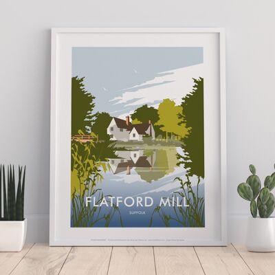 Flatford Mill, Suffolk By Artist Dave Thompson - Art Print