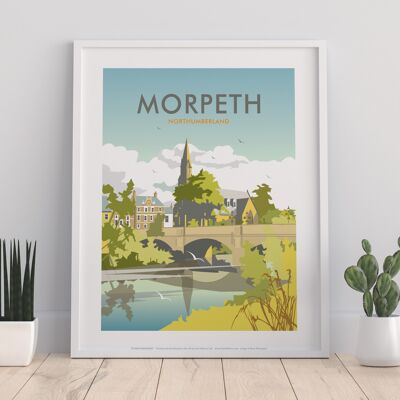 Morpeth, Northumberland By Artist Dave Thompson Art Print