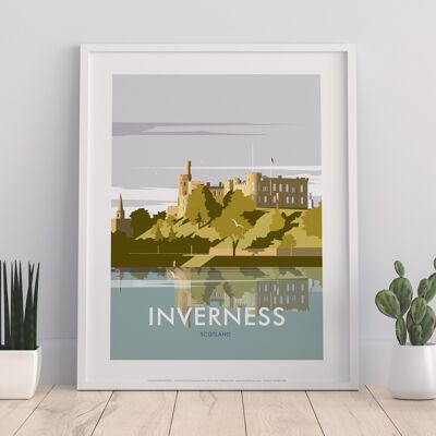 Inverness, Scotland By Artist Dave Thompson - Art Print