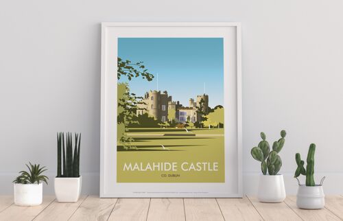 Malahide Castle, Dublin By Artist Dave Thompson Art Print