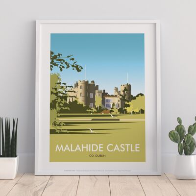 Malahide Castle, Dublin By Artist Dave Thompson Art Print