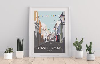 Castle Road, Southsea par l'artiste Dave Thompson - Impression artistique
