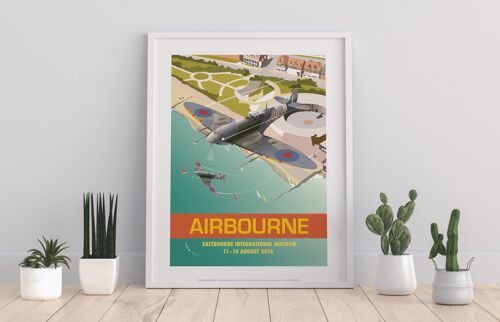 Eastbourne Airshow By Artist Dave Thompson Art Print