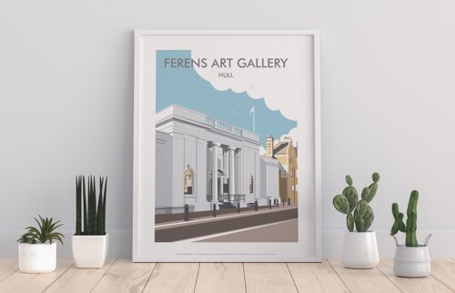 Ferens Art Gallery, Hull By Artist Dave Thompson Art Print