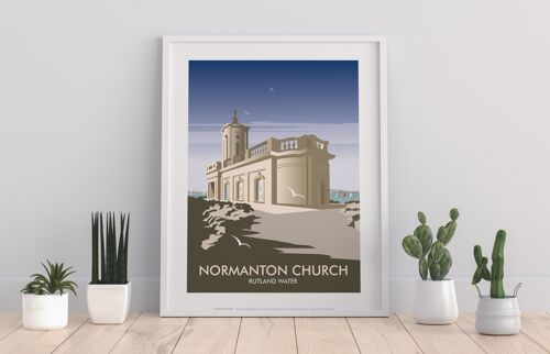Normanton Church, Rutland Water By Dave Thompson Art Print