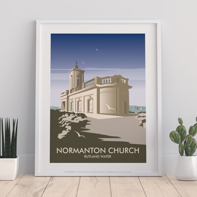 Normanton Church, Rutland Water By Dave Thompson Art Print