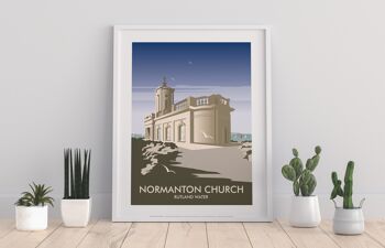 Église de Normanton, Rutland Water par Dave Thompson Impression artistique