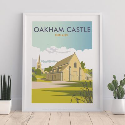 Oakham Castle, Rutland By Artist Dave Thompson - Art Print