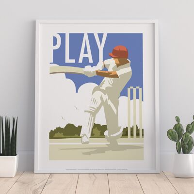 Play By Artist Dave Thompson - 11X14” Premium Art Print