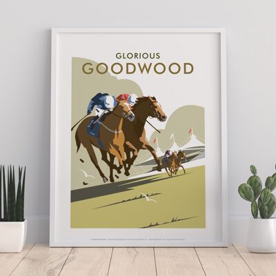 Glorious Goodwood By Artist Dave Thompson - Art Print