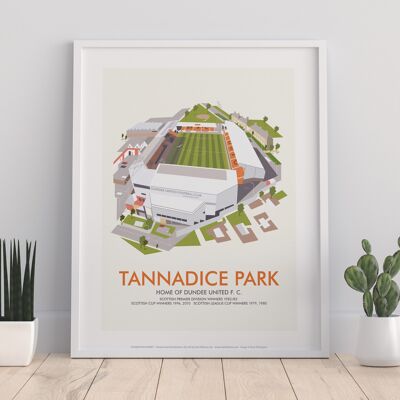 Tannadice Park, Dundee United By Dave Thompson Art Print