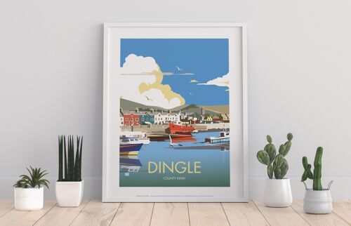 Dingle, County Kerry By Artist Dave Thompson - Art Print