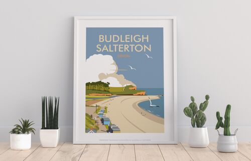 Budleigh Salterton, Devon By Artist Dave Thompson Art Print