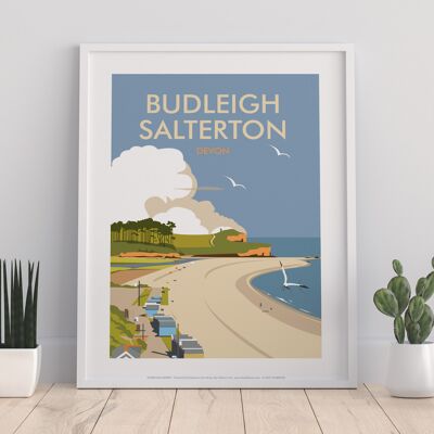 Budleigh Salterton, Devon By Artist Dave Thompson Art Print