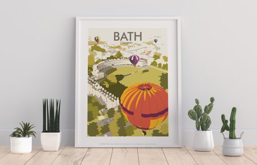 Bath, Somerset By Artist Dave Thompson - Premium Art Print