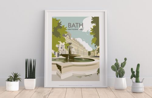Bath, Great Pultenet Street By Dave Thompson Art Print