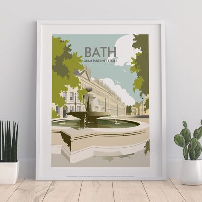Bath, Great Pultenet Street By Dave Thompson Art Print