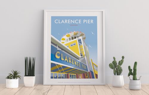 Clarence Pier, Southsea By Artist Dave Thompson Art Print